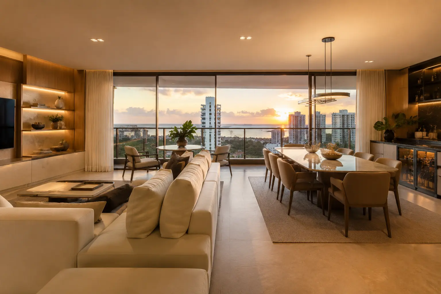 Imagem editorial ilustrativa de apartamento