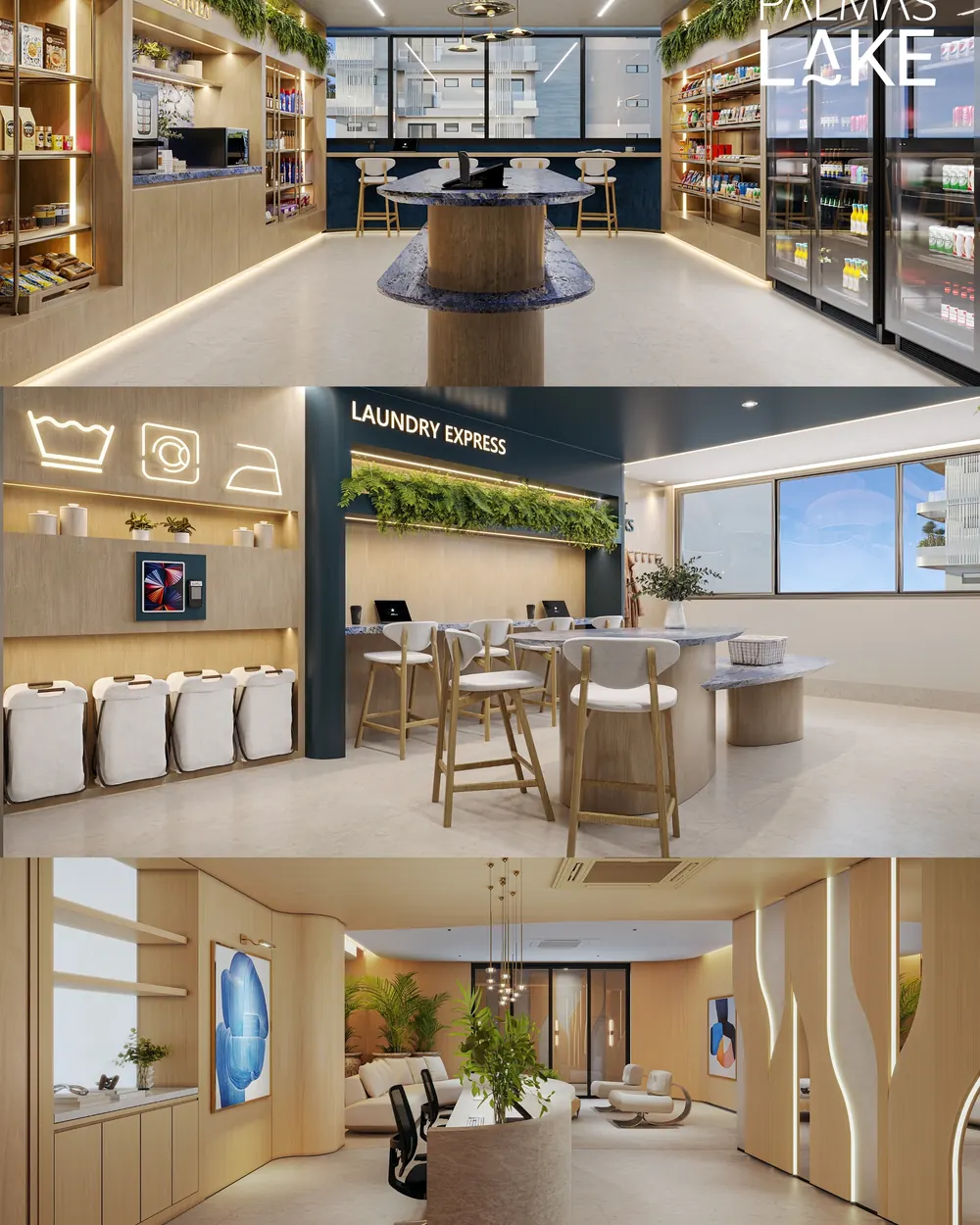 Interior do Lake Loft