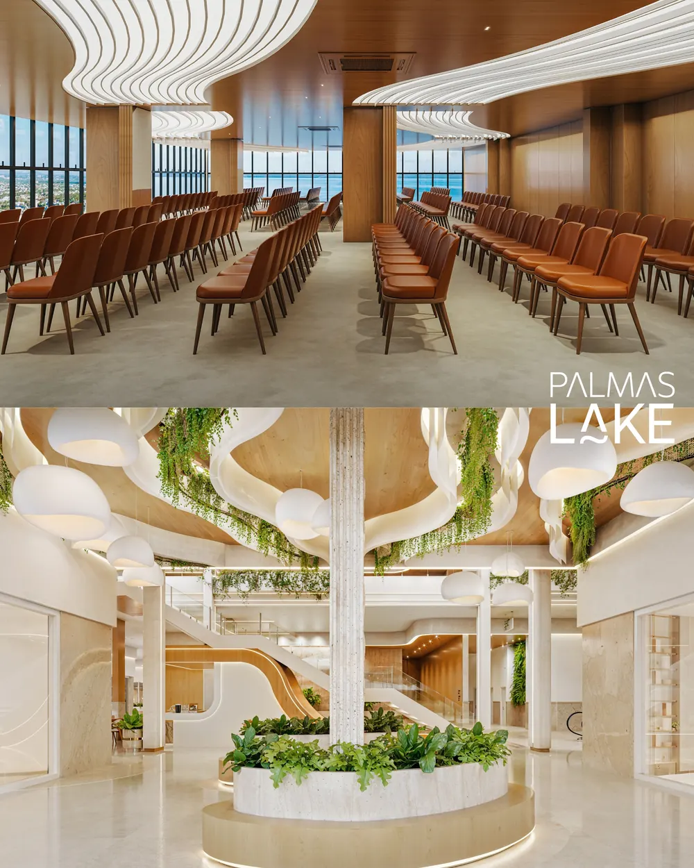 Interior do Palmas Lake Mall