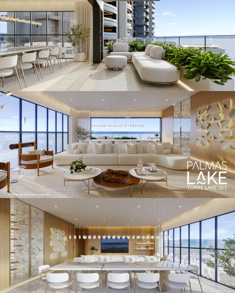 Interior do Lake Sky